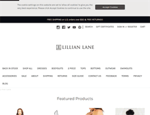 Tablet Screenshot of lillianlane.com